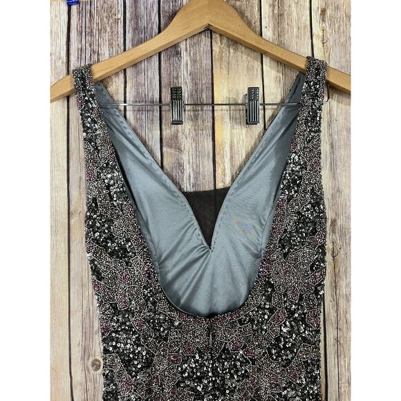 Lara Designs Beaded Cocktail Dress SIZE 6 Prom Homecoming Formal Mini - Picture 7 of 12